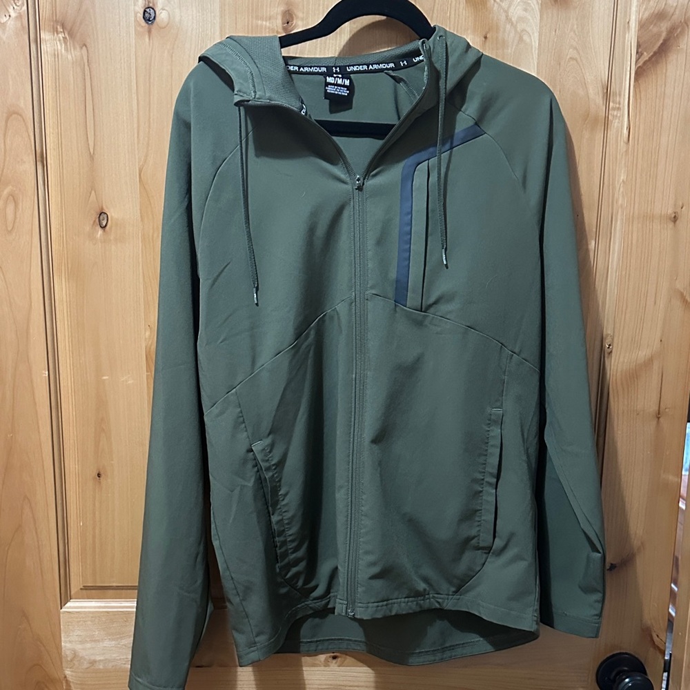 Under Armour Men's Olive Windbreaker